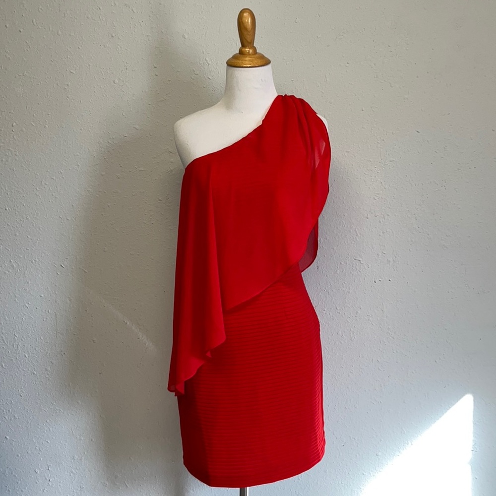 NWT Gianni Bini Conrad Dress / American Dress ? in Vibrant Rose Sz XS MSRP $139!